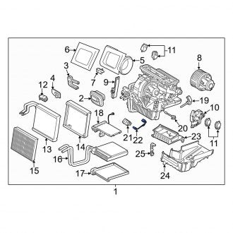 New OEM HVAC System Wiring Harness Fits, 2015-2019 Ford Escape - Part # FV6Z14A411A