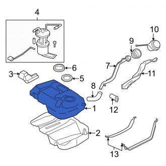 New OEM Fuel Tank Fits, 2005-2007 Ford Escape - Part # 7M6Z9002B