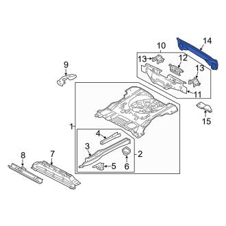 New OEM Rear Rear Body Panel Fits, 2005-2007 Ford Escape - Part # 5L8Z7810928AA