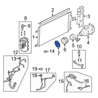 New OEM A/C Compressor Clutch Drive Fits, 2005-2009 Ford Escape - Part # YS4Z19D786CA