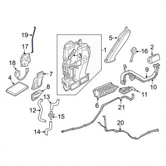 New OEM HVAC Mode Door Lever Link Fits, 2008-2009 Ford Escape - Part # 5M6Z19A600AA