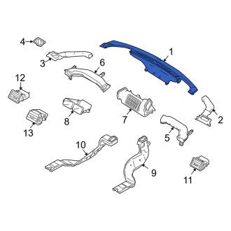 New OEM Front Windshield Defroster Nozzle Fits, 2010-2011 Mercury Milan - Part # AE5Z18490A