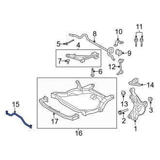 New OEM Front Suspension Stabilizer Bar Fits, 2009-2010 Ford Edge - Part # 9T4Z5874A