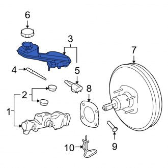 New OEM Brake Master Cylinder Reservoir Fits, 2007-2010 Ford Edge - Part # 7T4Z2K478A