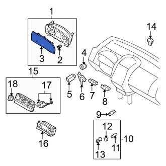 New OEM Instrument Panel Lens Fits, 2007-2010 Ford Edge - Part # 7T4Z10887A