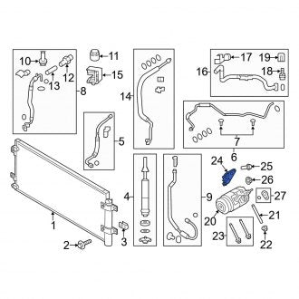 New OEM A/C Compressor Bracket Fits, 2012-2014 Ford Edge - Part # 9G9Z19D624A