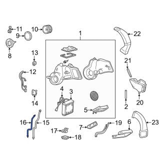 New OEM A/C Refrigerant Suction Hose Fits, 2004-2005 Ford Freestar - Part # 3F2Z19D850AD