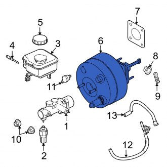 New OEM Power Brake Booster Fits, 2004-2007 Ford Freestar - Part # 7F2Z2005B