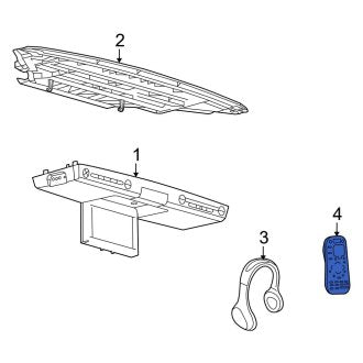 New OEM DVD Player Remote Control Fits, 2009 Ford Flex - Part # 8A8Z18C604C