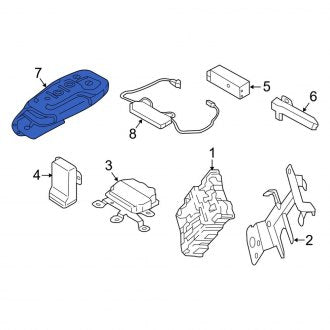New OEM Keyless Entry Transmitter Fits, 2016-2017 Lincoln MKX - Part # EJ7Z15K601A