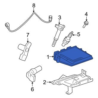 New OEM Engine Control Module (AU7Z12A650XA) Fits, 2010 Mercury Milan - Part # AU7Z12A650XA
