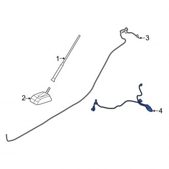 New OEM GPS Antenna Assembly Fits, 2011-2013 Ford Fiesta - Part # G1BZ10E928A