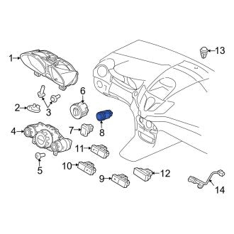 New OEM Ignition Switch Fits, 2011-2013 Ford Fiesta - Part # BE8Z11572A