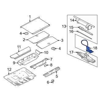 New OEM Floor Jack Bracket Fits, 2006-2010 Mercury Mountaineer - Part # 8L2Z17A056A