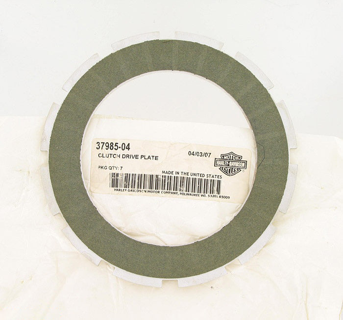 New OEM Genuine Harley-Davidson 7-Pack Clutch Drive Plate, 37985-04