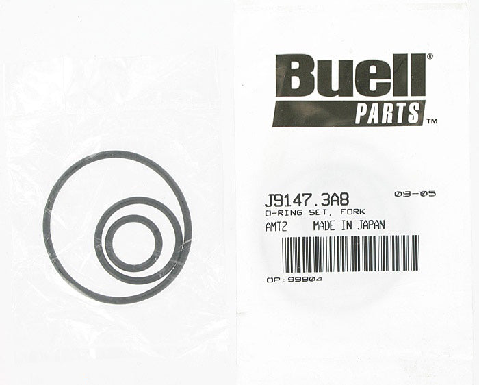 New OEM Genuine Harley-Davidson O-Ring Set (3) Front Fork, J9147.3A8