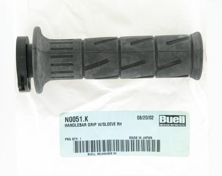 New OEM Genuine Harley-Davidson Handlebar Grip W Sleeve Rh, N0051.K