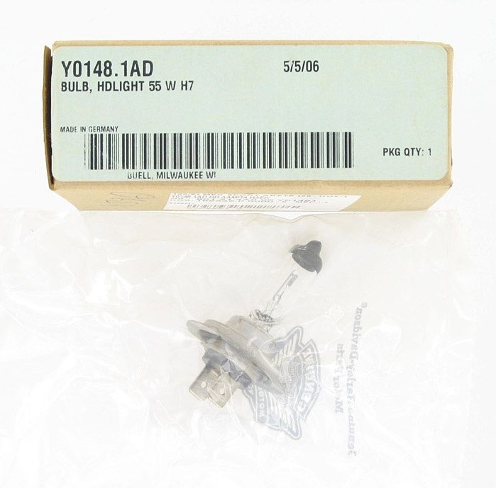New OEM Genuine Harley-Davidson Spring Clip Headlight Bulb, Y0148.1AD