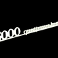 New OEM 1986 Lamborghini Countach 5000 QV White Emblem, Part # 006122590