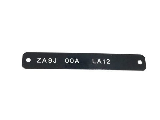 New OEM 1981-1988 Lamborghini Jalpa Chassis ID Plate