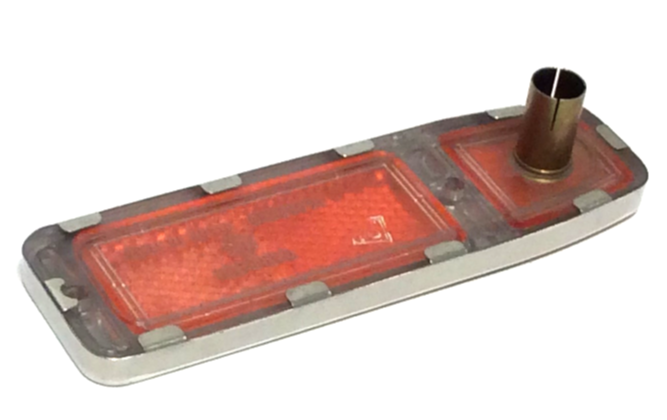 New OEM 1972 Lamborghini Jarama Front Side Marker, Part # 006743110