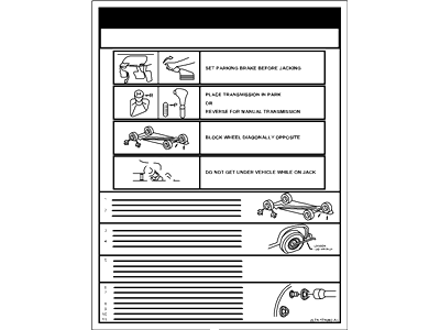 Decal - Jack Operation