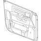 New 2018 Fits Chrysler 1500 Panel-Front Door Trim - Part # 6QD101U7AA