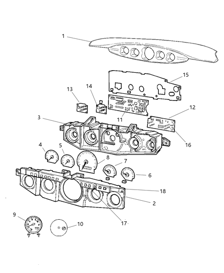 Panel Instrument Upper