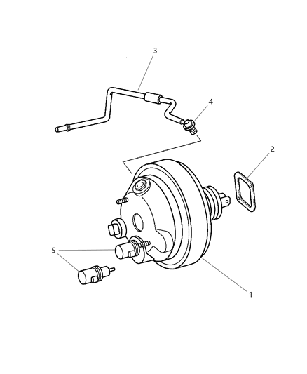 Hose Brake Vacuum