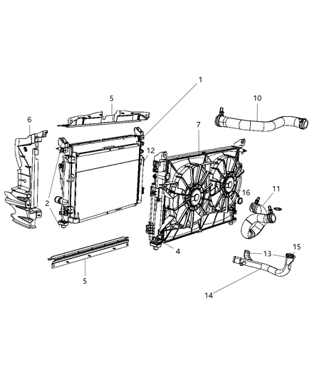 Radiator Engine Cooling Note:25 Pc Min Qty Mix And Match Pallet Program Only, Use Mopar.Com To Order, Magneti-Marelli Parts Tab