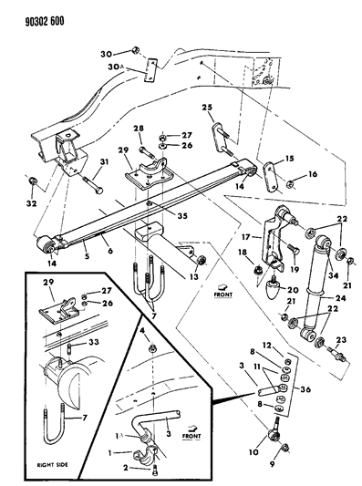 Bolt, Front Spring Center