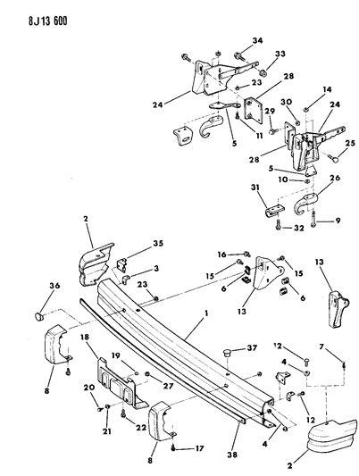 Bracket, Support, Right