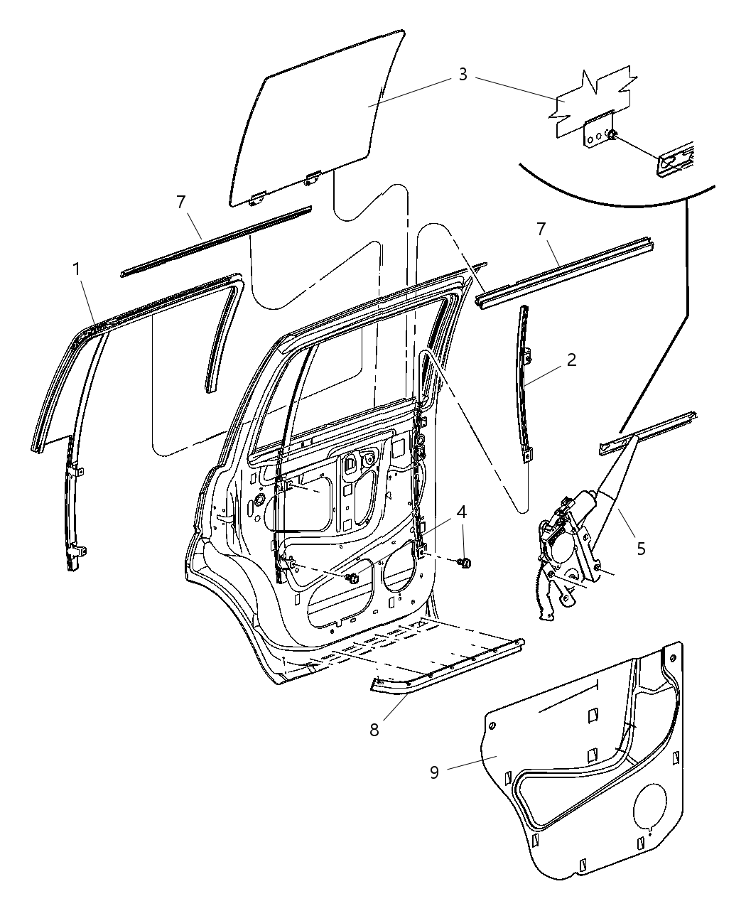 Seal Rear Door