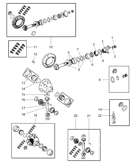 Yoke, Pinion