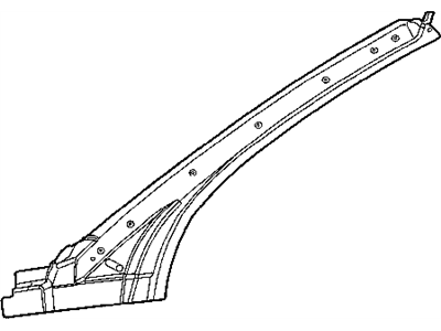 New 2001-2006 Fits Chrysler Sebring Frame-Windshield Side - Part # 4724323AE