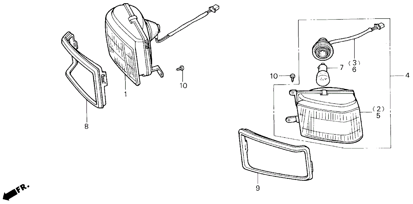 Lamp Unit, L. Cornering