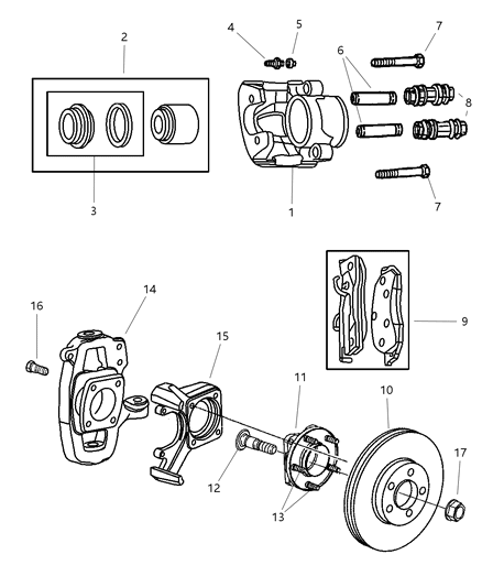 Adapter Disc Brake Caliper