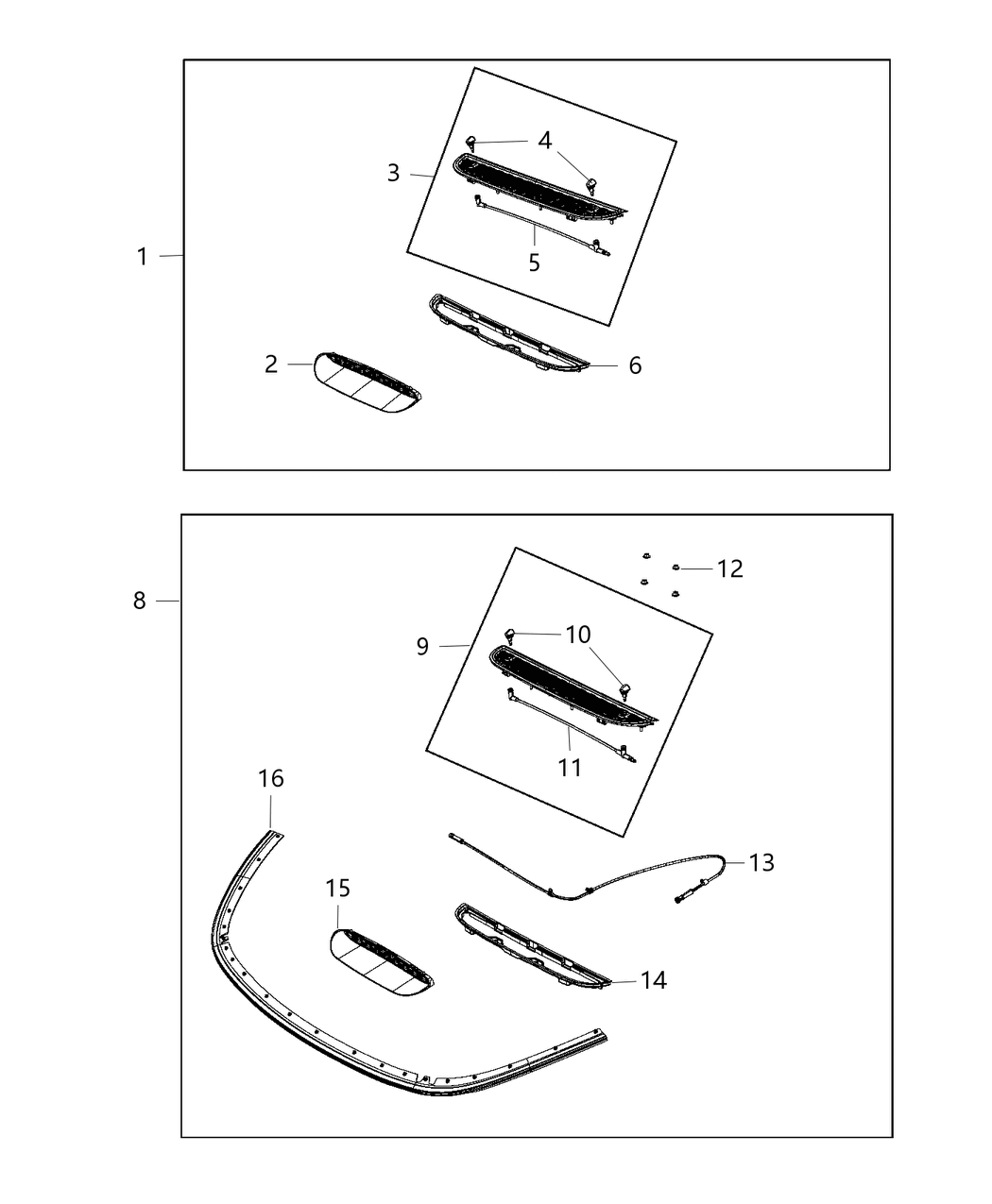 Hose Windshield Washer Hood