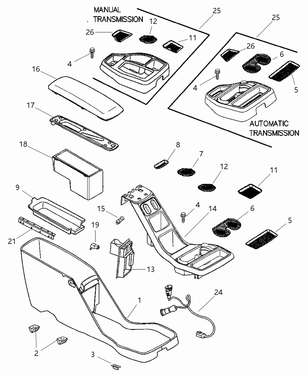 Mat Floor Console