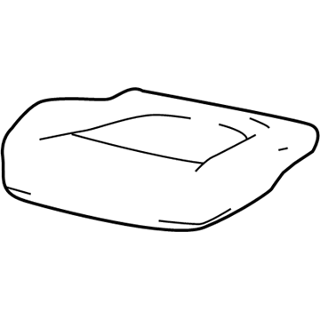 New 2018-2020 Fits Chrysler Caliber, Compass, Patriot Front Seat Cushion Cover - Part # 6GB50DX9AD