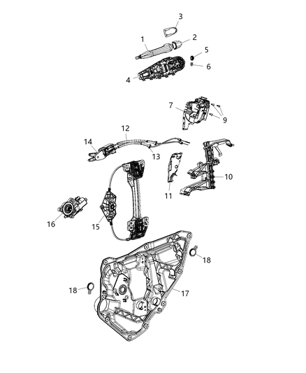 Presenter Latch Rear Door