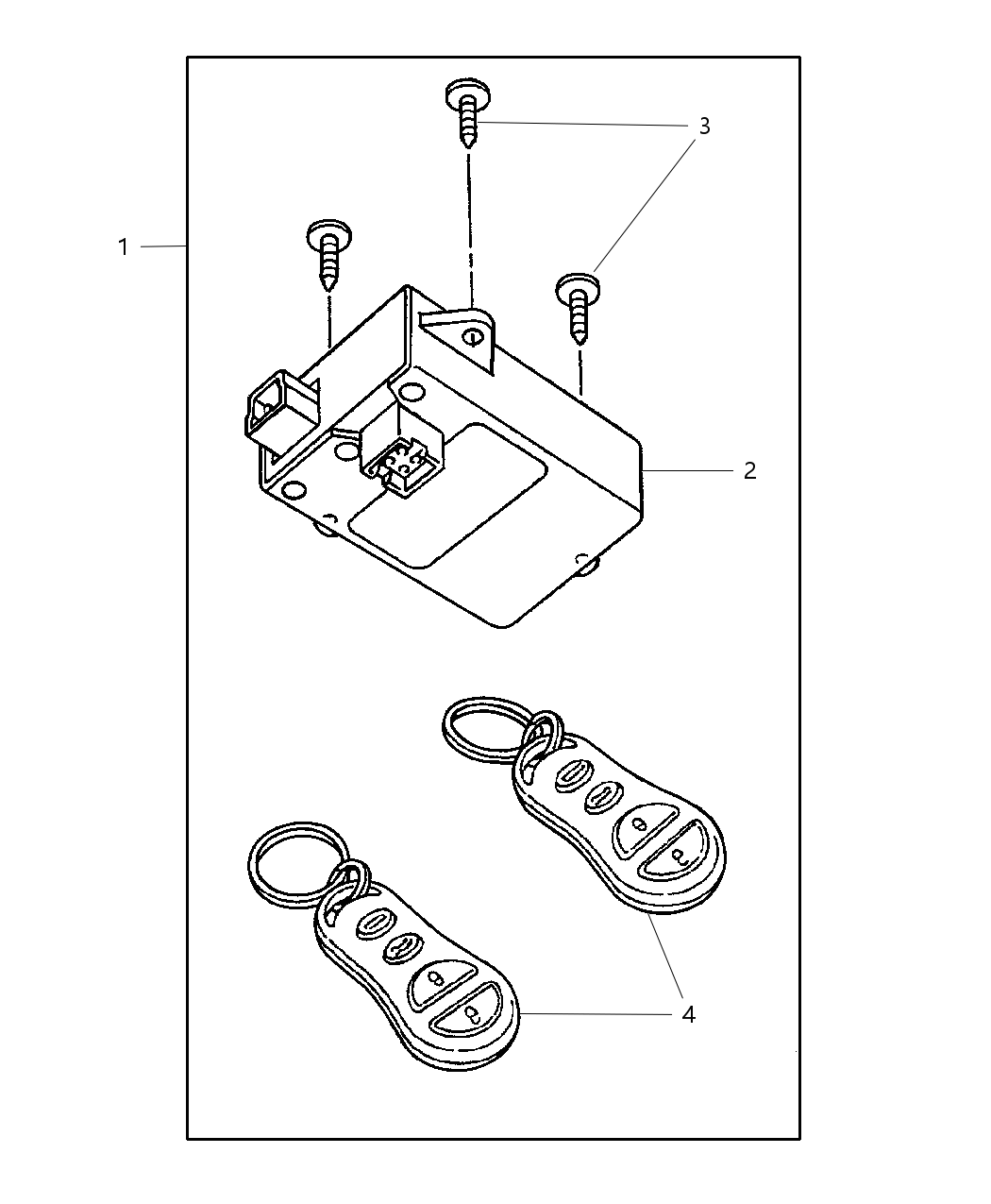 Transmitter Keyless Entry