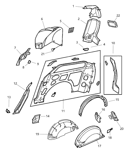 Reinforcement Quarter Panel