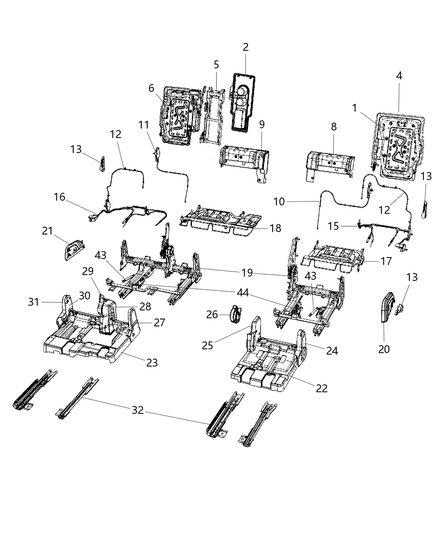 Base And Recliner Seat