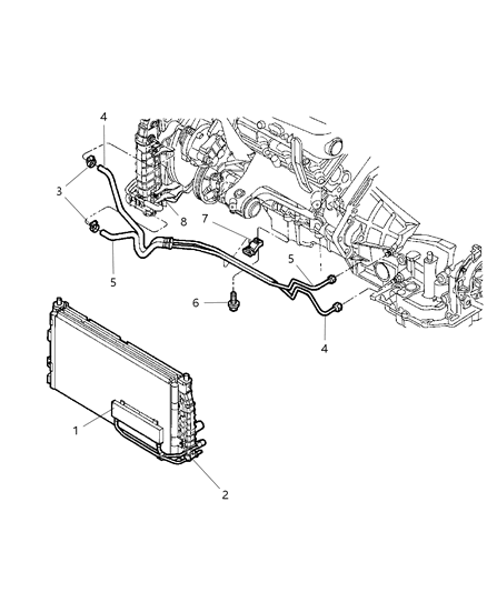 Cooler Kit Auxiliary Trans Oil