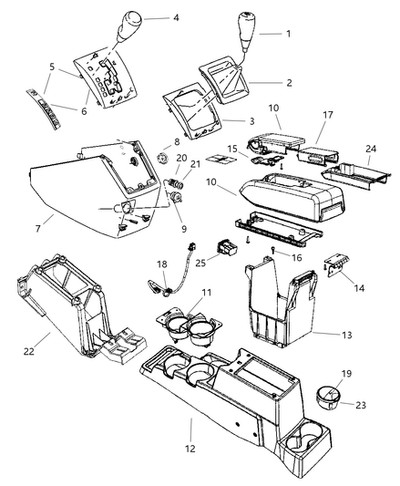 Bin Floor Console