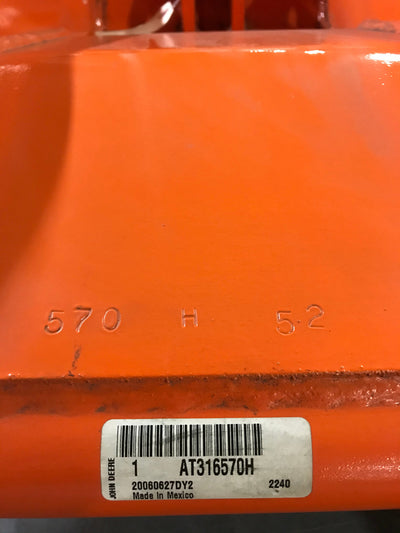 New OEM Genuine John Deere Clamp, Part # AT316570H