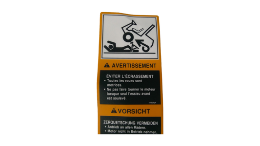 New OEM Genuine John Deere Label, Part # M117009