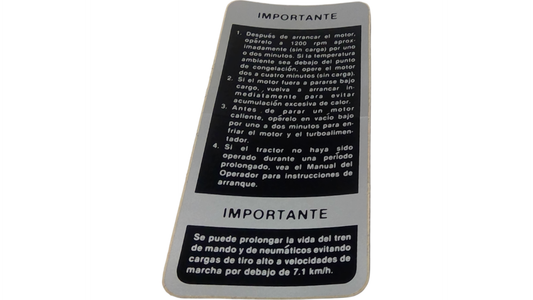 New OEM Genuine John Deere Label, Part # R70087