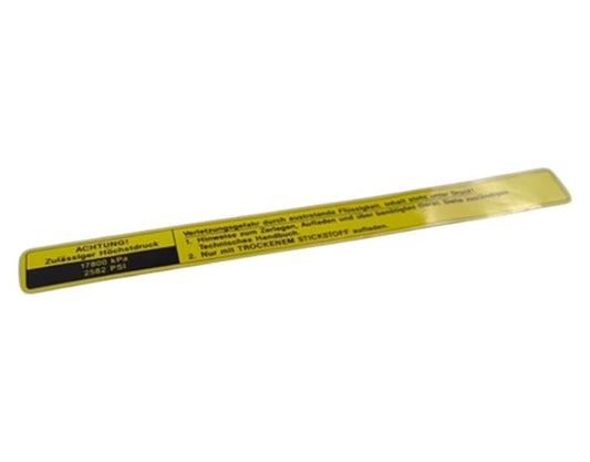 New OEM Genuine John Deere Label, Part # R96658
